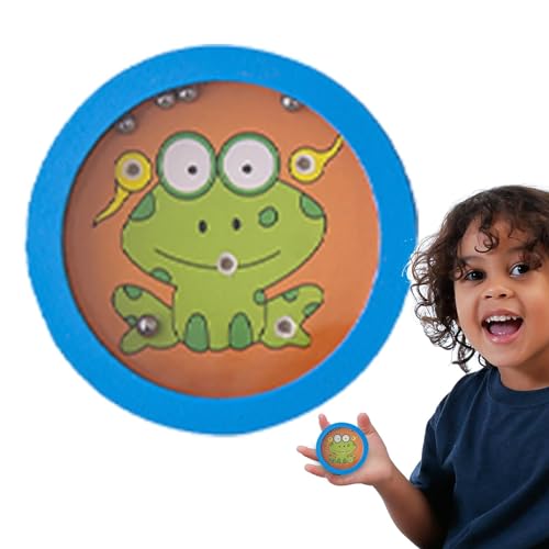 Labyrinth-Brettspiel, Labyrinth-Puzzle - Puzzle-Spielzeug Cartoon-Holzkugel-Labyrinth-Spielzeug - Rundes Kugellabyrinth, Puzzleball für Kinder, Jugendliche, Klassenzimmerpreis von Generisch