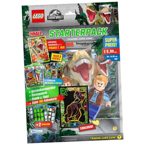 Lego Jurassic World 3 Karten - Sammelkarten Trading Cards (2023) - Sammelkarten - 1 Starter von Generisch