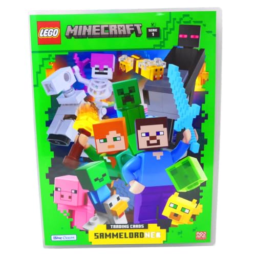 Lego Minecraft Karten Serie 1 - Sammelkarten Trading Cards (2024) - Auswahl (1 Sammelmappe) von Generisch