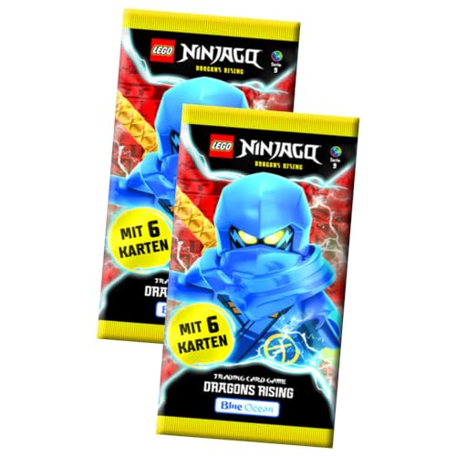 Lego Ninjago Karten Serie 9 - Trading Cards - Dragons Rising (2024) - 2 Booster Sammelkarten von Generisch