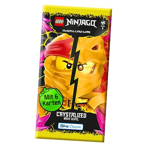 Lego Ninjago Karten Trading Cards Serie 8 Next Level - Crystalized (2023) Sammelkarten - Auswahl (1 Booster) von Generisch