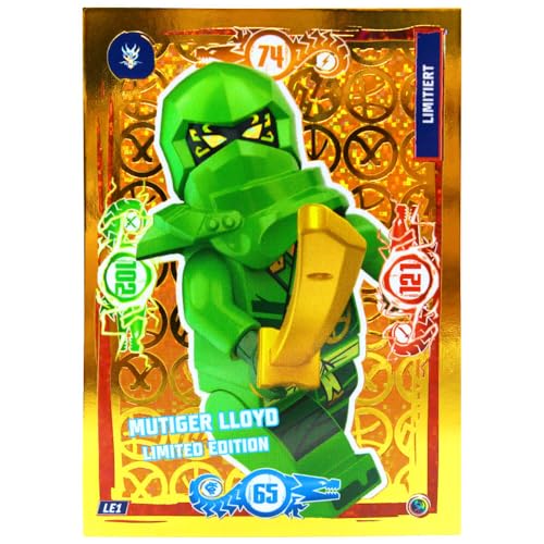 Lego Ninjago Karten Trading Cards Serie 9 - Dragons Rising (2024) - Sammelkarten - LE1 Gold Karte von Generisch