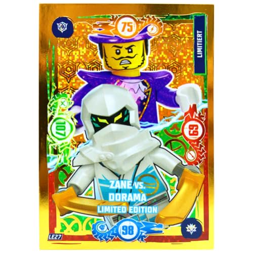 Lego Ninjago Karten Trading Cards Serie 9 - Dragons Rising (2024) - Sammelkarten - LE27 Gold Karte von Generisch