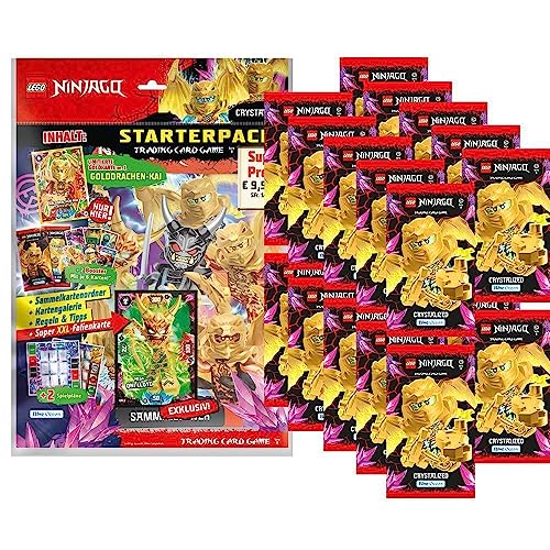 Lego Ninjago Serie 8 Trading Cards - 1 Starter + 20 Booster von Generisch