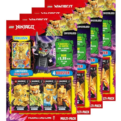 Lego Ninjago Serie 8 Trading Cards - Alle 4 verschiedenen Multipacks von Generisch