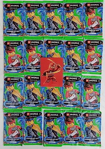 Lego Ninjago Trading Card Cards Serie 7 Next Level Game 20 Booster = 100 Karten + 1 Ninja Kai Aufkleber von Generisch