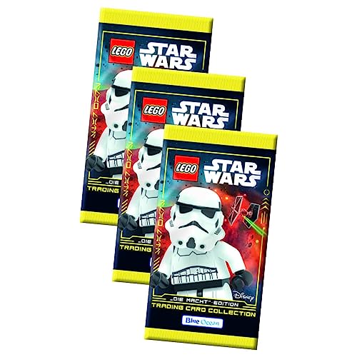 Lego Star Wars Karten Trading Cards Serie 4 - Die Macht Sammelkarten (2023) - 3 Booster von Generisch