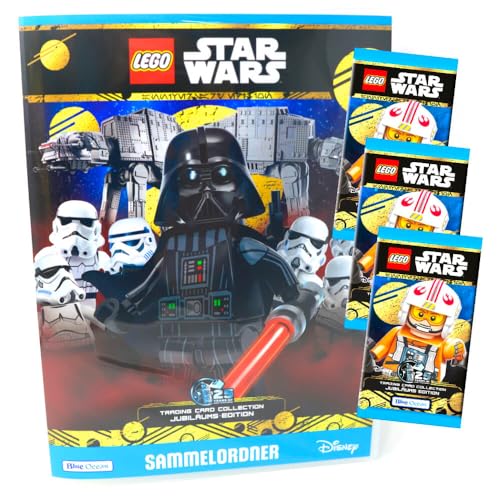 Lego Star Wars Karten Trading Cards Serie 5 - Jubiläum Sammelkarten (2024) - 1 Mappe + 3 Booster von Generisch