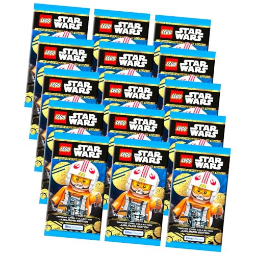 Lego Star Wars Karten Trading Cards Serie 5 - Jubiläum Sammelkarten (2024) - 15 Booster von Generisch