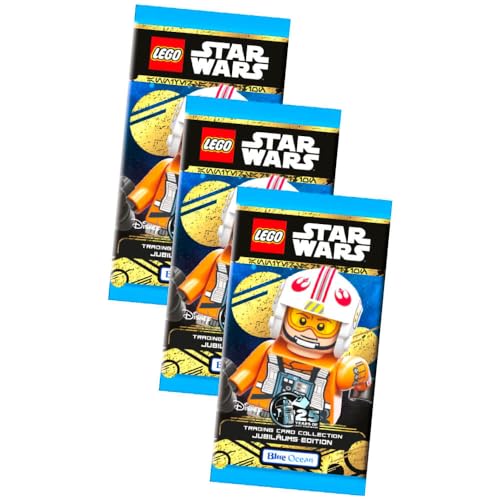 Lego Star Wars Karten Trading Cards Serie 5 - Jubiläum Sammelkarten (2024) - 3 Booster von Generisch