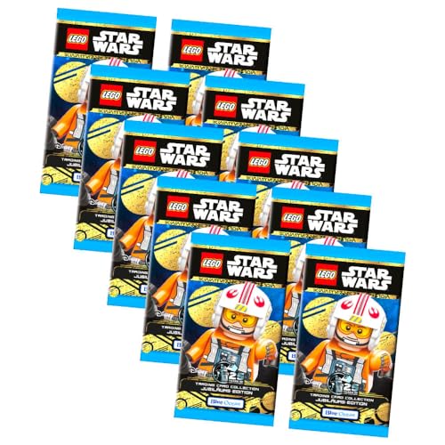 Lego Star Wars Karten Trading Cards Serie 5 - Jubiläum Sammelkarten (2024) - Auswahl (10 Booster) von Generisch