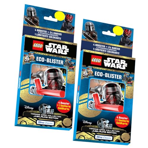 Lego Star Wars Karten Trading Cards Serie 5 - Jubiläum Sammelkarten (2024) - Auswahl (2 Blister) von Generisch