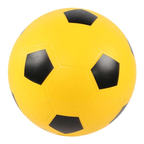 Leiser Fußballball – Hochdichte, leiser Indoor-Ball, ultraleichtes PVC, geräuschlose Fußballbälle, kein Lärm, Indoor-Heimtraining, Hüpfball für Kinder, und Mädchen von Generisch