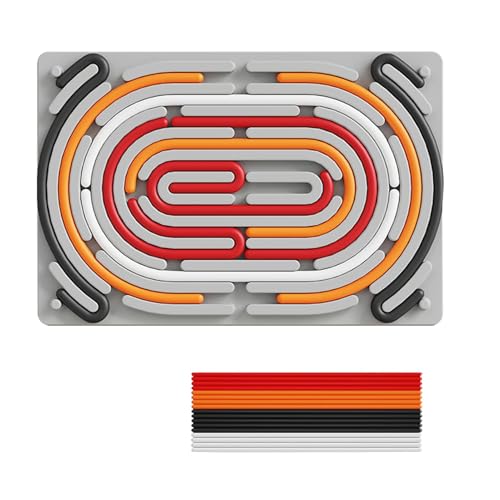 Leises Brettspielzeug, sensorisches Aktivitätsbrett aus Silikon - Zappelbrettspielzeug für Kinder - Tragbares sensorisches Zappelspielzeug, Silikon zur Beruhigung, Zappelbrettspielzeug für Reisen, Mäd von Generisch