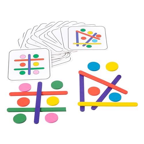 Lernpuzzle | Intelligenzspiel mit sechs Farben Sticks | Holzpuzzle Spielzeug und Spielzeug für frühes Lernen, pädagogisches Geschenk für Kinder r Lernpuzzle | Intelligenzspiel mit sechs Farben Sticks | Holzpuzzle Spielzeug und Spielzeug für frühes Lernen, pädagogisches Geschenk für Kinder r von Generisch