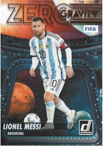 Lionel Messi Stürmer und Kapitän Argentinien, Panini Donruss Schwerelosigkeit Fußball Sammelkarte No. 5 Lionel Messi Stürmer und Kapitän Argentinien, Panini Donruss Schwerelosigkeit Fußball Sammelkarte No. 5 von Generisch