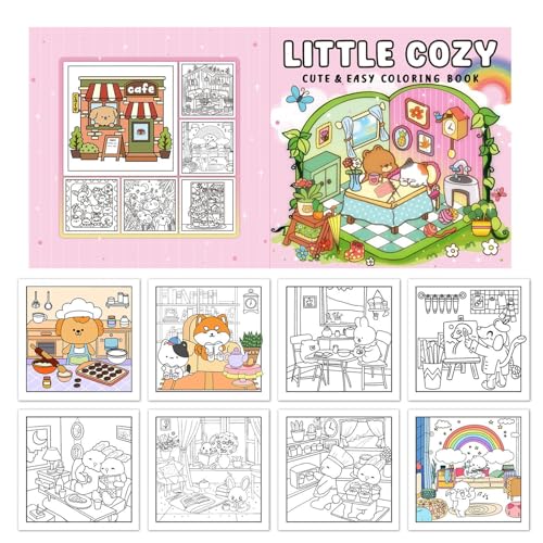 Little Cozy Malbuch, erschwingliches Kunstbuch für Vorschüler, kreatives Zeichen- und Aktivitätsbuch, befriedigende pädagogische Malaktivität im Vorschulalter, Malbuch mit großen Bildern für Kinder Little Cozy Malbuch, erschwingliches Kunstbuch für Vorschüler, kreatives Zeichen- und Aktivitätsbuch, befriedigende pädagogische Malaktivität im Vorschulalter, Malbuch mit großen Bildern für Kinder von Generisch