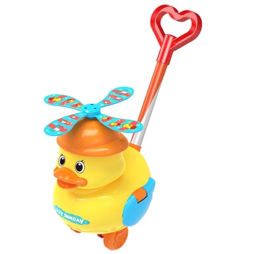 Little Yellow Duck Push Walker – Kleinkind-Laufspielzeug für Kleinkinder | Quaken und Watscheln, Lauflernspielzeug für Kleinkinder | Lauflernhilfe für Kinder, Laufspielzeug, Lauflernhilfe für Kinder, von Generisch