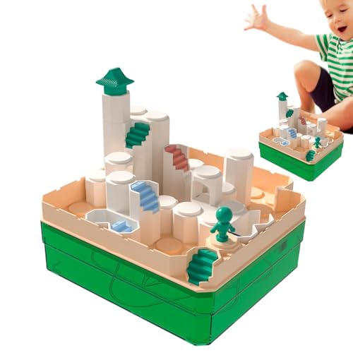 Logische Road Builder-Puzzlespiele, Road Builder Maze, Puzzle-Brettspiele, Pädagogische Lernlabyrinthspiele für Kinder ab 3 Jahren, Lernaktivitäten im Vorschulalter von Generisch