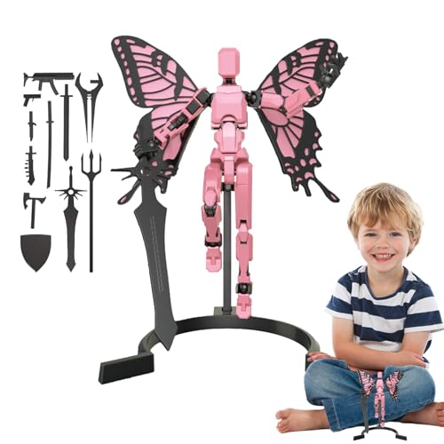 Lucky Doll 13,13 Actionfiguren,3D-gedruckte 13 Actionfiguren-Fidget-Spielzeuge | Mehrgelenkige 13 Lucky Puppet Joints-Figuren, bewegliche 13-bewegliche Actionfigur für und Kinder von Generisch