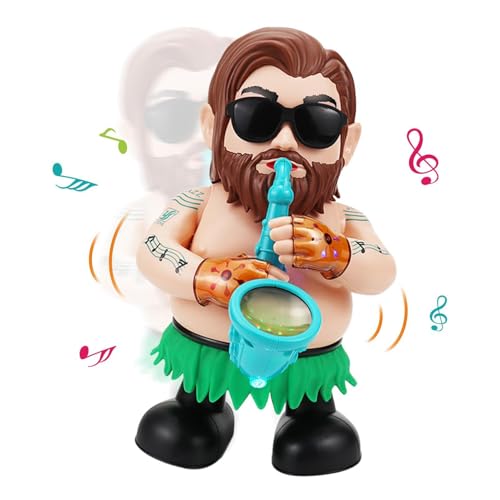 Lustiges Saxophonspielzeug – Singender Saxophonspieler, Spielzeug für Babys | Drehendes Wriggle-Saxophon-Spielzeug, originelles Gag-Geschenk für Kinder, 0–3 Jahre alt, Saxophon-Spielzeug für Babys, Si von Generisch