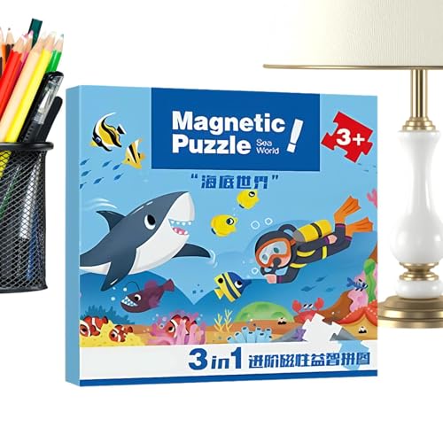 Magnetic Puzzle - 7.09 Inches Portable Jigsaw Toy for, Fun Parent-Child Interaction with Travel-Friendly Design, Educational Magnet Puzzle for Kids Ages 2-6 Boys and Girls Magnetic Puzzle - 7.09 Inches Portable Jigsaw Toy for, Fun Parent-Child Interaction with Travel-Friendly Design, Educational Magnet Puzzle for Kids Ages 2-6 Boys and Girls von Generisch