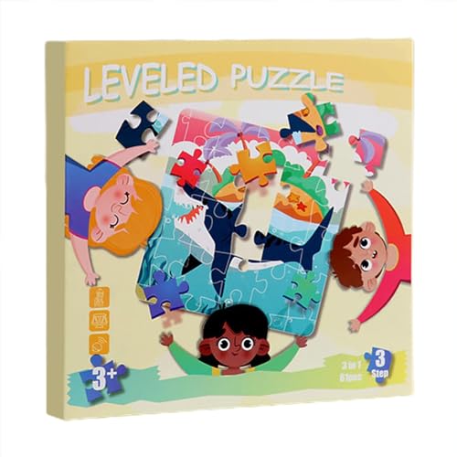 Magnetische Puzzles, Magnetisches Puzzle - Bauernhaus-Faltpuzzle-Sets - Bauernhaus-Cartoon-Puzzle, pädagogisches Puzzlebuch für die frühe Bildung von Jungen und Mädchen von Generisch