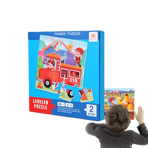 Magnetische Puzzles für Kinder, Magnetisches Puzzlebuch - Reise-Magnetpuzzles Auto-Tier-Puzzle - Vorschulpädagogisches Lernspielzeug, Fruchtmagnetbücher für Kleinkinder und Mädchen von Generisch