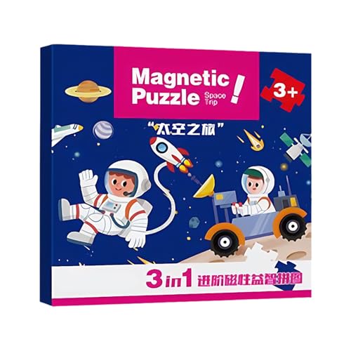 Magnetische Rätsel für Kinder | Bildungsreise -Puzzle | Spielzeug für Feinmotorik Fertigkeiten | und Mädchen 2-6 Jahre Magnetische Rätsel für Kinder | Bildungsreise -Puzzle | Spielzeug für Feinmotorik Fertigkeiten | und Mädchen 2-6 Jahre von Generisch