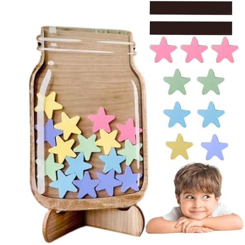 Magnetisches Klassenzimmer Belohnungsglas, Star Jar Belohnungsglas Belohnungssystem, Magnetisch Stern Belohnungsglas Klassenzimmer Kinder, Management Klassenzimmer Tools von Generisch