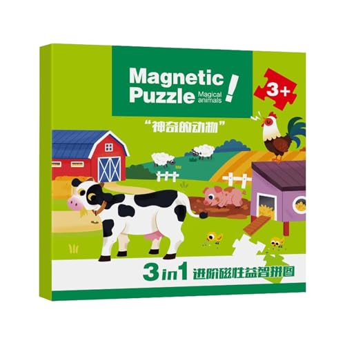 Magnetisches Puzzle-Buch, Faltbarer Gehäuse, 18x18x2cm, Reisespielzeug für Reisebotten, Vorschullernspiel, starker Magnet, für 2-6 Jahre alte Mädchen Kinder Kinder Magnetisches Puzzle-Buch, Faltbarer Gehäuse, 18x18x2cm, Reisespielzeug für Reisebotten, Vorschullernspiel, starker Magnet, für 2-6 Jahre alte Mädchen Kinder Kinder von Generisch