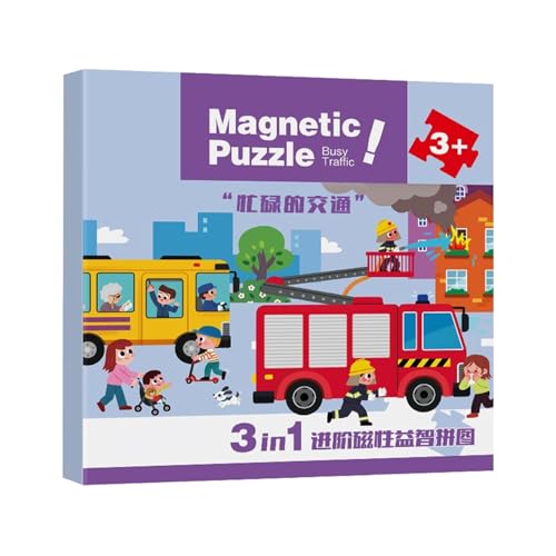 Magnetisches Puzzle-Buch, Faltbarer Gehäuse, 18x18x2cm, Reisespielzeug für Reisebotten, Vorschullernspiel, starker Magnet, für 2-6 Jahre alte Mädchen Kinder Kinder Magnetisches Puzzle-Buch, Faltbarer Gehäuse, 18x18x2cm, Reisespielzeug für Reisebotten, Vorschullernspiel, starker Magnet, für 2-6 Jahre alte Mädchen Kinder Kinder von Generisch