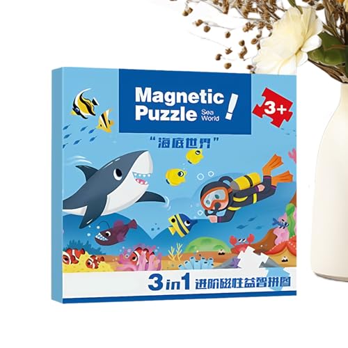 Magnetisches Puzzle - Papier tragbares -Magnetpuzzle, Kleinkindmagnet -Puzzles, Eltern -Kinderr -Interaktions -Reisespielzeug für 2-6 Jahre alte Mädchen Kinder Kinder Magnetisches Puzzle - Papier tragbares -Magnetpuzzle, Kleinkindmagnet -Puzzles, Eltern -Kinderr -Interaktions -Reisespielzeug für 2-6 Jahre alte Mädchen Kinder Kinder von Generisch