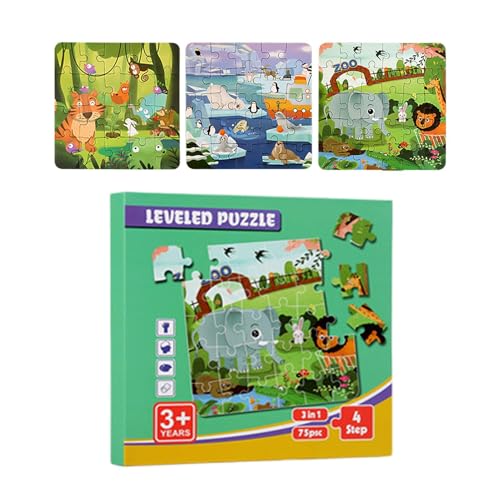 Magnetisches Puzzle für Kinder, magnetisches Puzzlebuch,Interaktives Gehirn-Puzzle-Spielzeug | Interaktive Puzzles für Kinder ab 3 Jahren, Magnet-Puzzlebuch für Kleinkinder, Reise-Puzzlespielzeug für von Generisch