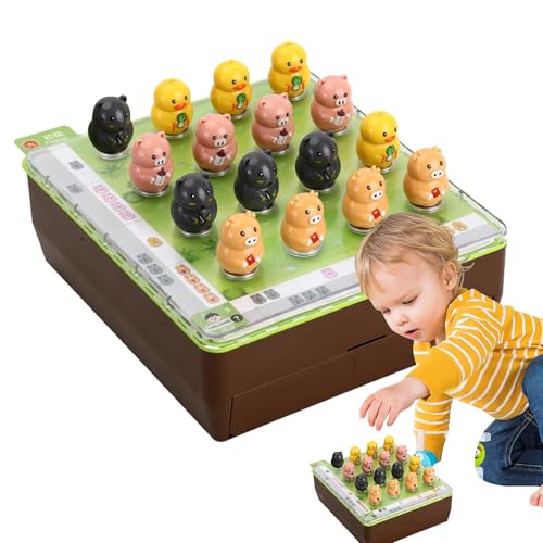 Magnetisches Schachbrettspiel, Magnetisches Brettspiel für Kinder - Anspruchsvolles Magnet-Logik-Trainingsstrategiespiel - Puzzle-Aktivität zur kindlichen Entwicklung für Feiertage, Familienabende, Zu von Generisch