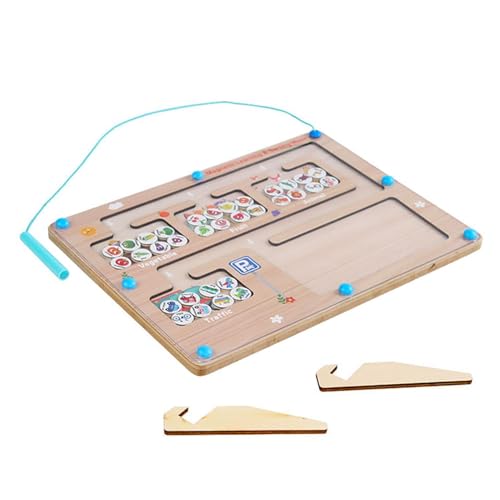 Magnettafel-Puzzles, Magnet-Zähllabyrinth,Obst-Gemüse-Tierverkehr-Sortier-Labyrinthbrett | Lernaktivitäten für Reisespielzeug für Kleinkinder, Homeschool-Zubehör für den Kindergarten von Generisch