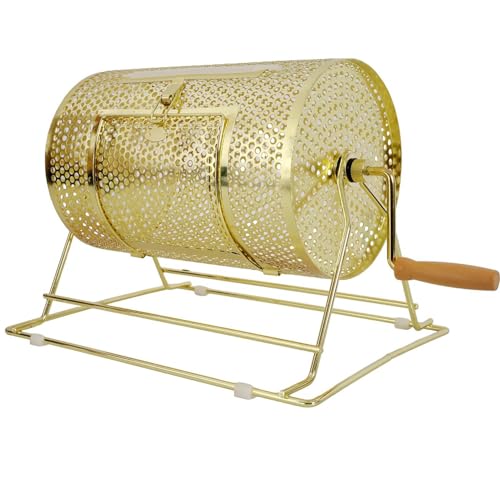 Manuelle Lotterie-Trommel mit Holzgriff, drehender Käfig für Bingo-Wahlurnen-Party, hält 2.500 Tickets Manuelle Lotterie-Trommel mit Holzgriff, drehender Käfig für Bingo-Wahlurnen-Party, hält 2.500 Tickets von Generisch