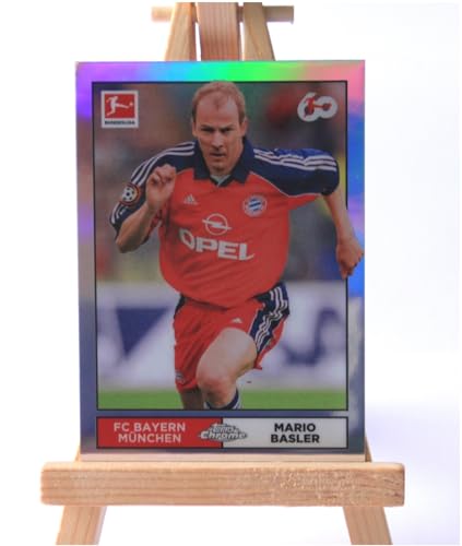 Mario Basler Bayern 60 Jahre Bundesliga Legendary Topps Chrome Fußball Sammelkarte LGU-07 von Generisch