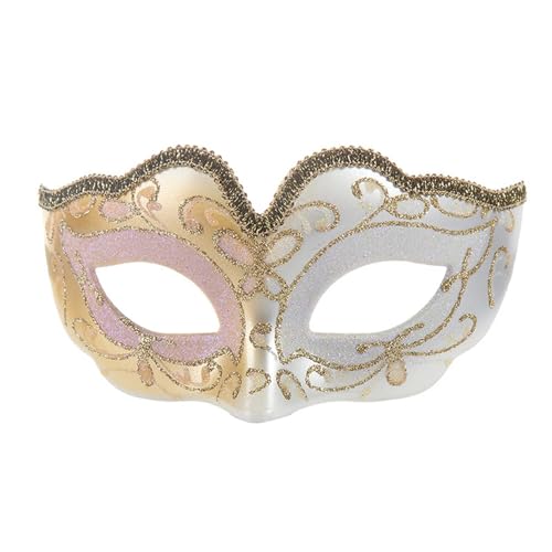 Masken Pinsel Elegant Maskerade Maske Mit Stab, Frauen Venezianische Spitzenmaske Karneval Maske Karneval Maskerade Augenmaske von Generisch