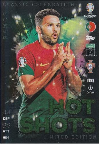 Match Attax Euro 2024 Classic Celebration Ramos Hot Shots Portugal Limited Edition von Generisch