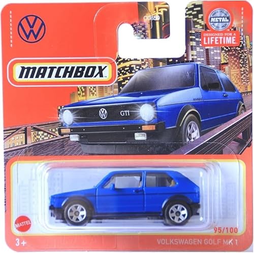 Matchbox 95/100 1976 Volkswagen Golf MK1 blau VW, HVN92 (2024) von Generisch