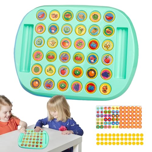 Generisch Matching-Beobachtungsspiel, Matching-Schachspiel für Kinder - Musterbeobachtungs-Matching-Brettspiel,Sicheres und geruchloses Muster-Matching-Board für Schule, Reisen, Outdoor, Zuhause von Generisch