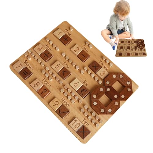 Math Brettspiele, Math Board - Digitales Lernspiel - Digitales Bildungsspiel für Kinder, Holzabzug, Subtraktion, Multiplikation und Berechnungsspielzeug der Abteilung Math Brettspiele, Math Board - Digitales Lernspiel - Digitales Bildungsspiel für Kinder, Holzabzug, Subtraktion, Multiplikation und Berechnungsspielzeug der Abteilung von Generisch