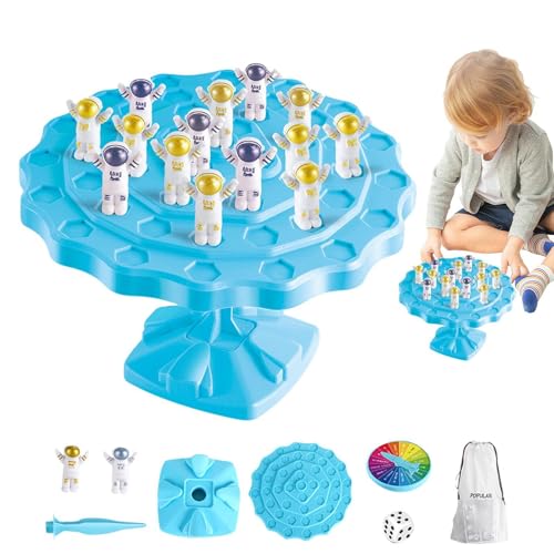 Math Toy, Balance, Tree Educational Astronaut Toy, Parent-Child Interaction Leisure, Desktop Intellectual for Tabletop Game and Learning Toys, Astronaut X60 von Generisch