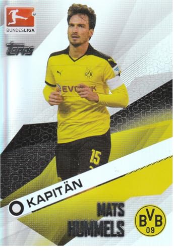 Mats Hummels Abwehrspieler und Kapitän Dortmund Trikotnummer 15 Topps BL Fußball Sammelkarte 47 von Generisch