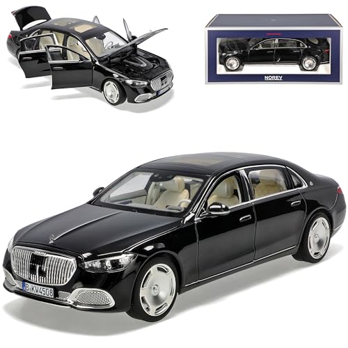 Maybach Mercedes-Benz S-Klasse Schwarz Metallic Modell Ab 2020 1/18 Norev Modell Auto von Generisch