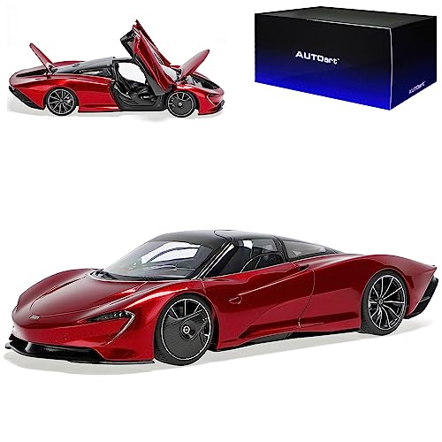 McLaren Speedtail Coupe Volcano Rot 2019-2020 76087 1/18 AutoArt Modell Auto von Generisch