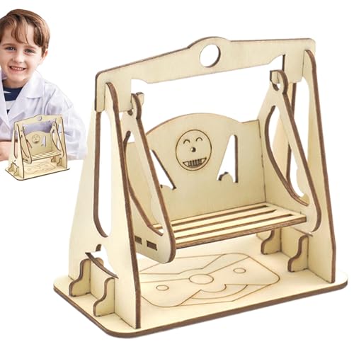 Mechanische Schaukel, Holzpuzzle-Schaukelfahrt | Mechanischer Modellbausatz Swing Ride - Pädagogische, neuartige mechanische Bastelsets für und Mädchen, Erwachsene und Kinder von Generisch