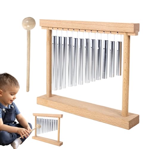 Meditationsklingel,Leichtes Chimes-Musikinstrument - Präzise gestimmte Windspiele für Anfänger in Unterricht, Schule, Yoga, Innenräumen, Garten, Tempel und Unterhaltung Meditationsklingel,Leichtes Chimes-Musikinstrument - Präzise gestimmte Windspiele für Anfänger in Unterricht, Schule, Yoga, Innenräumen, Garten, Tempel und Unterhaltung von Generisch