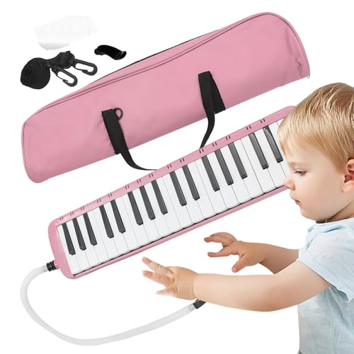 Melodica mit 37 Tasten, lustiges Luftklavier, Blastastatur, Melodika-Instrument für Kinder, Mundharmonika, Klavier-Enthusiasten, Melodica-Musikinstrument für Anfänger und Kinder von Generisch